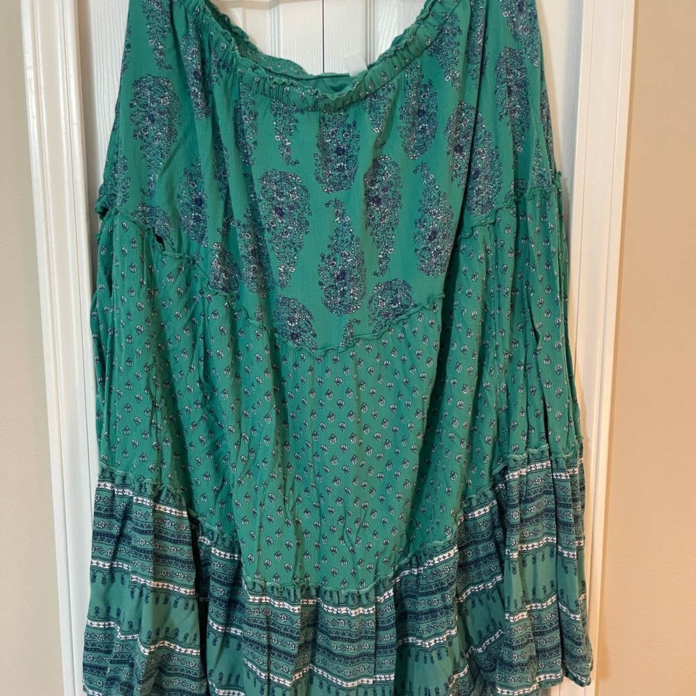 Old Navy Green Boho Skirt